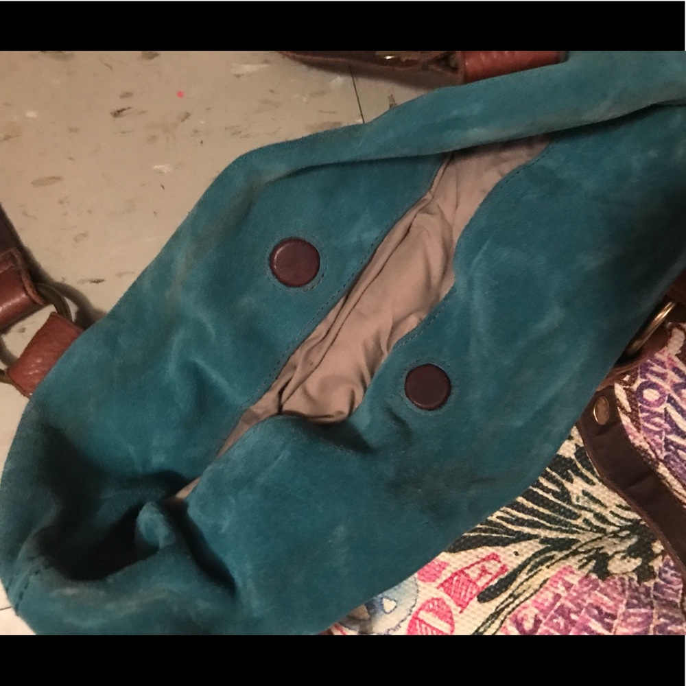 Lucky brand tote bag with leather handles - Picture 3 of 6